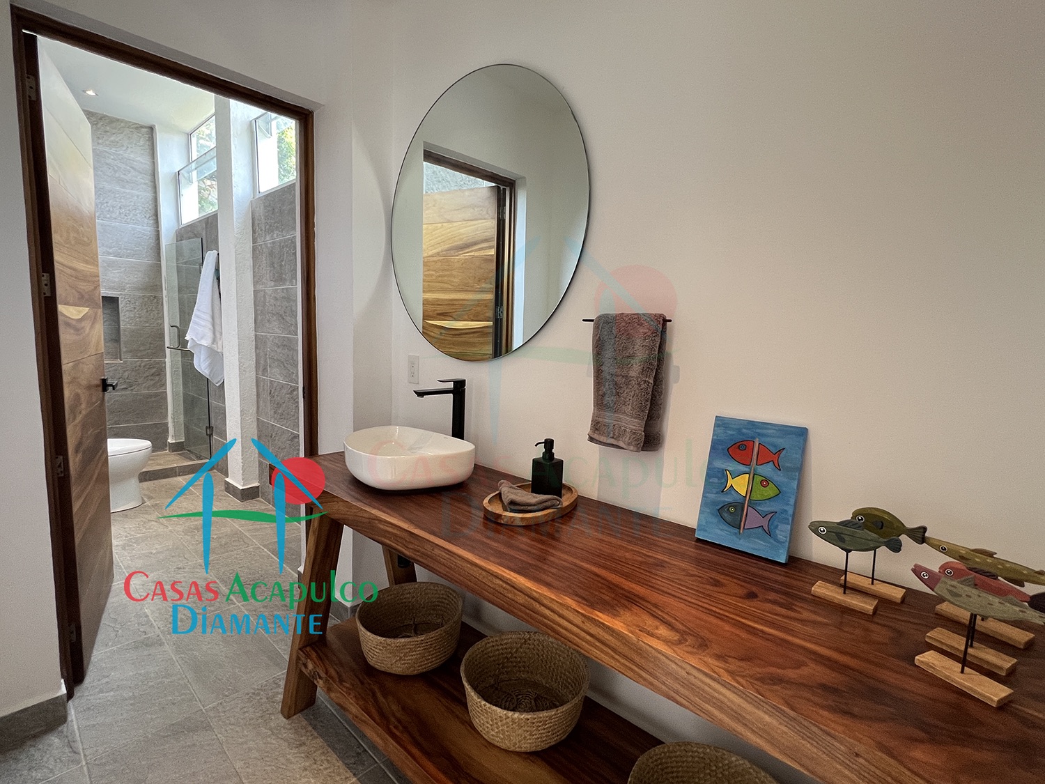 Real Diamante Villa Chachalacas - Baño completo de visitas 1